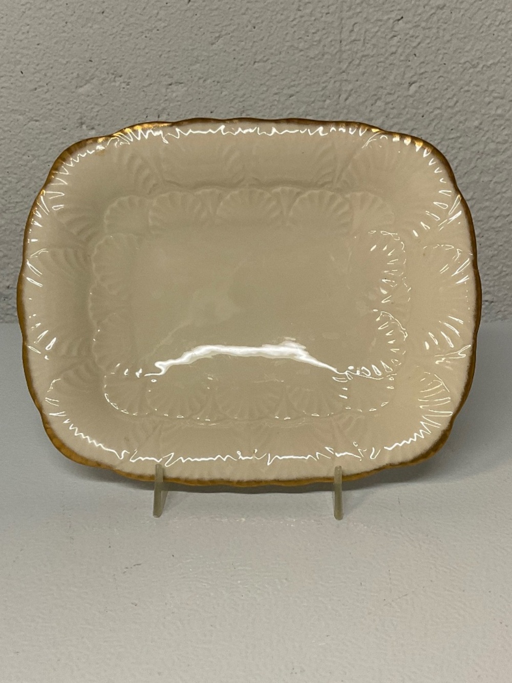 Lenox Serving Dish 24K Gold Trim Rectangle RARE